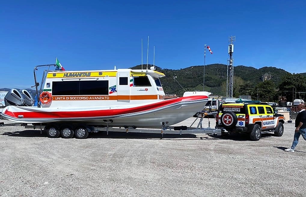 Salerno si dota dell’ambulanza del mare di rianimazione