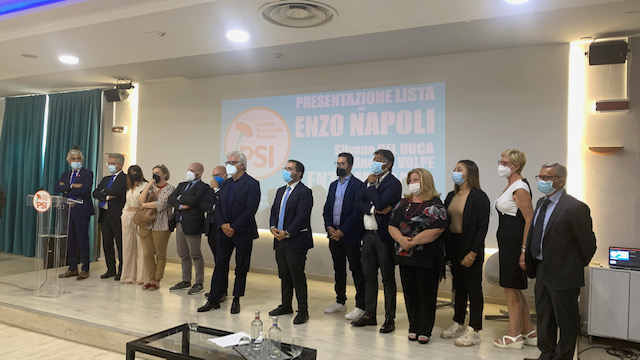 Psi Salerno: la presentazione della lista a sostegno di Enzo Napoli