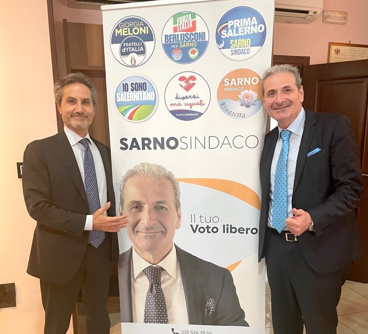 Stefano Caldoro: “Sarno difende Salerno, finalmente si può cambiare”