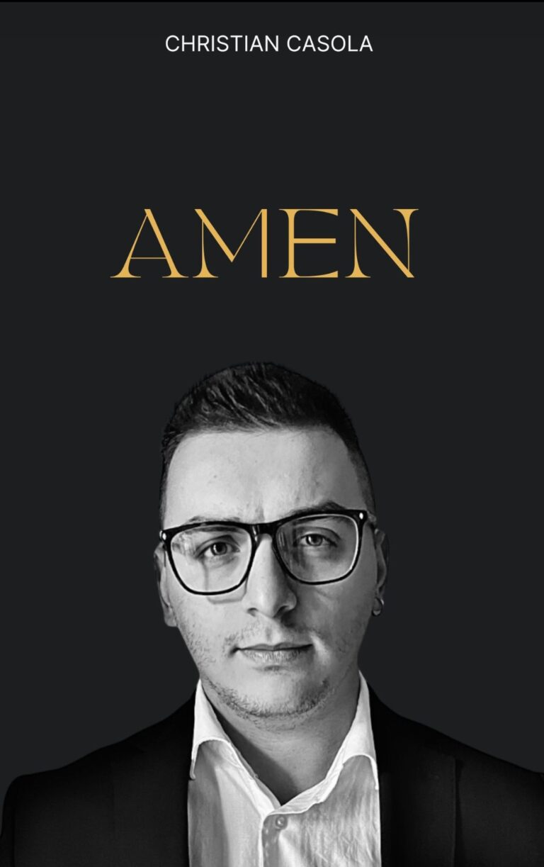 Il cantante salernitano Christian Casola presenta il suo libro d’esordio “Amen”, tra sogni e speranze